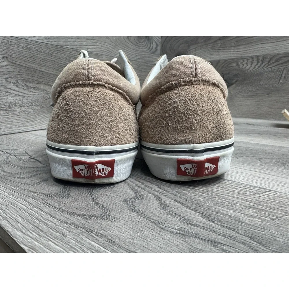 Vans Old Skool Low top Rose Suede Canvas Skate Shoes Mens 9 Womens 10.5